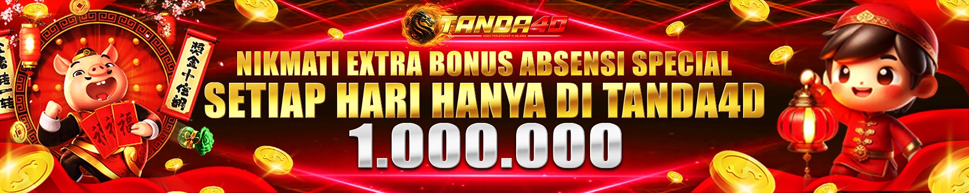 TANDA4D EXTRABONUS ABSENSI SPECIAL